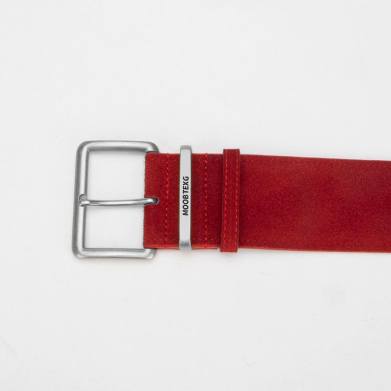 

Ремень из натуральной кожи для женщин Модный матовый бархатный ремень сзади для юбки, пальто, свитера Широкий ремень для женщин 105cm