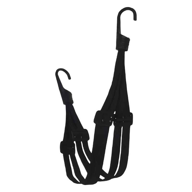 Adjustable Helmet Luggage Rope Stretchable Luggage Rope Nonslip Grip Motorcycle Travel Accessory Fastening