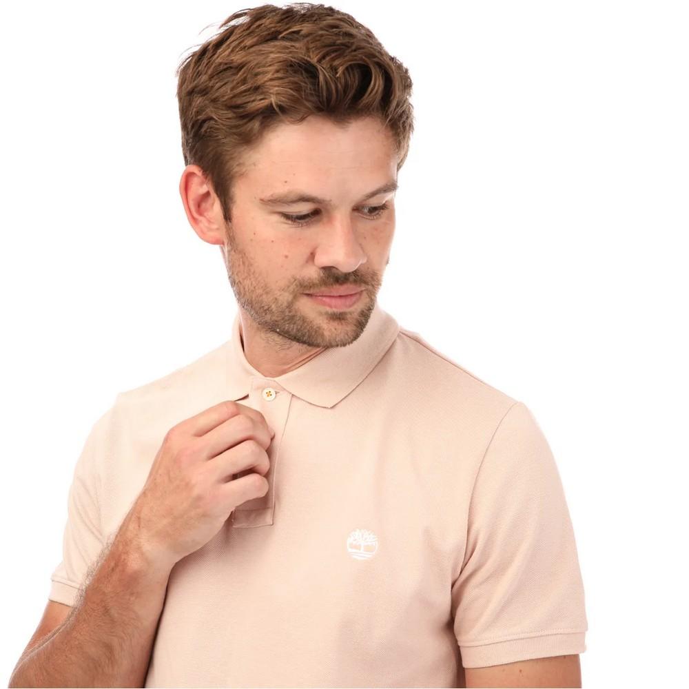 Timberland Men's Miller River Pique Short-Sleeved Polo Shirt