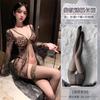 Sexy lingerie sexy hot leopard print lace suspender skirt pure desire temptation uniform suit