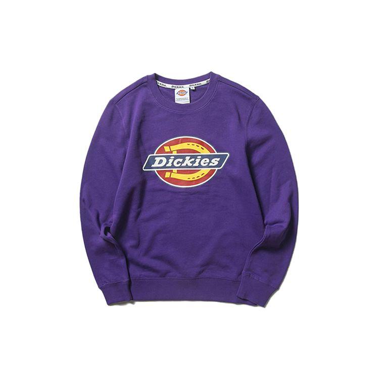 Dickies Classic Logo Print Crewneck Sweatshirt Women sweatshirt Midnight-Purple DK007520A721