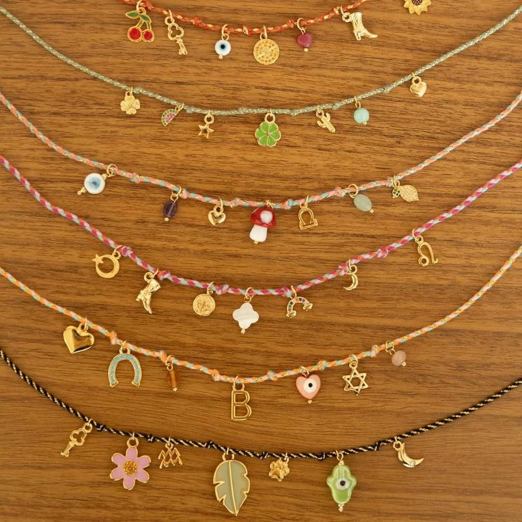 Titanium Steel Necklace With Braided Chain For Summer Fashion Accessories