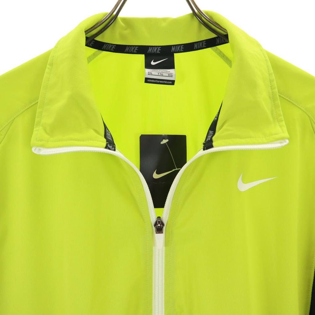 Unused NIKE Track Jacket XXL Yellowish Green Biggs Men's Used