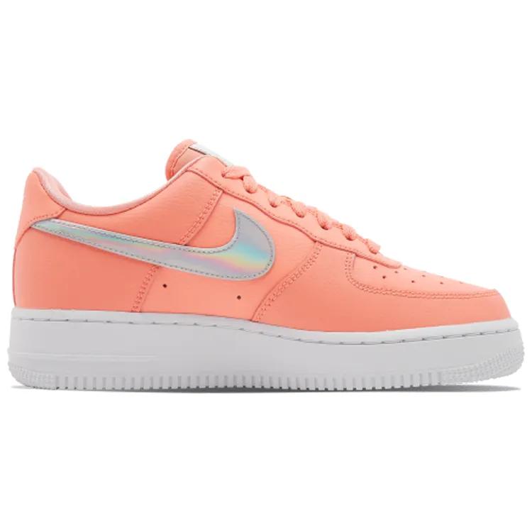 Nike Womens Air Force 1 Low 'Atomic Pink Iridescent' (women's Sizes) Atomic Pink / White Skate Shoes CJ1646 601