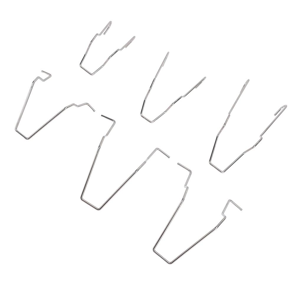 6Pcs Car Bulb Clip Stainless Steel Scratch Resistant Headlight Retainer Spring Clip for H1 H3 H4 H7 Bulbs