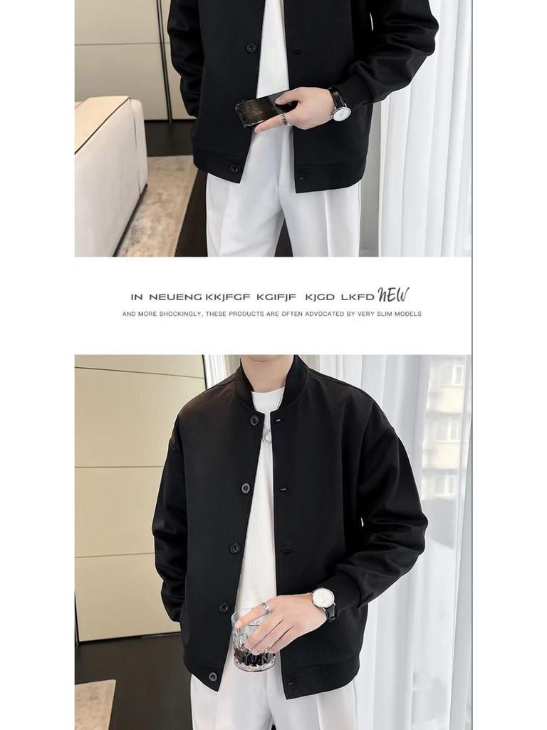 2025 Men's Casual Workwear Jacket - Trendy Spring/Autumn Fashion