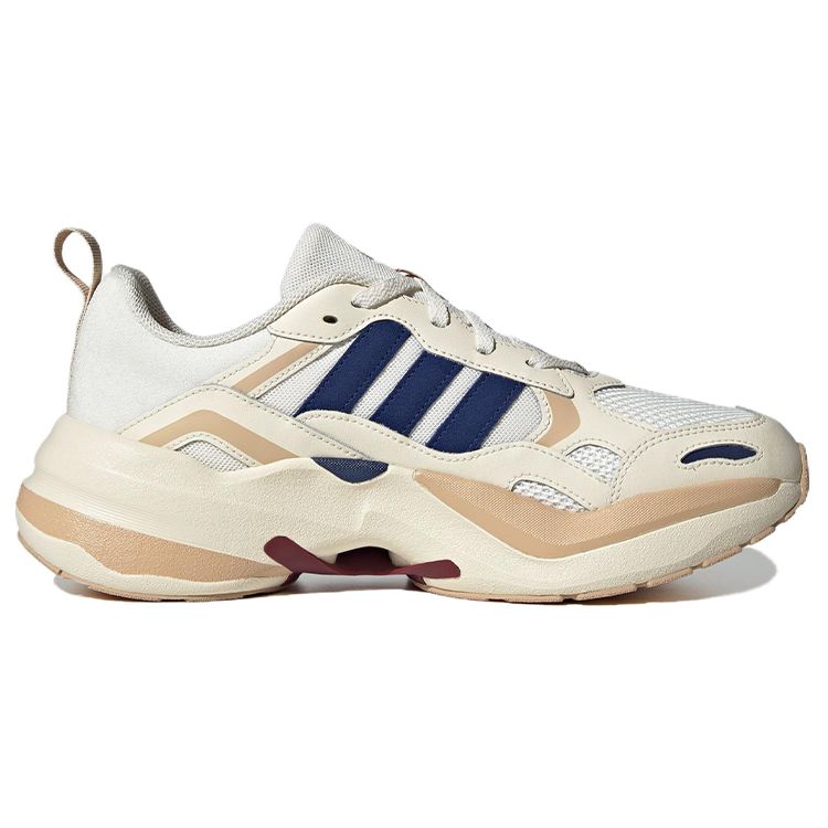 Adidas Maxxcetus Thick Sole Comfortable Mesh Non-Slip Low-Top Casual Running Shoes Unisex Sneakers White Blue ID0637