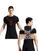 Men's Quick Dry Fitness Round Neck T-shirt for Running & Weightlifting