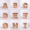 Sparbox aus Holz mit Alphabet für Kinder – Transparente Spardose Geschenk