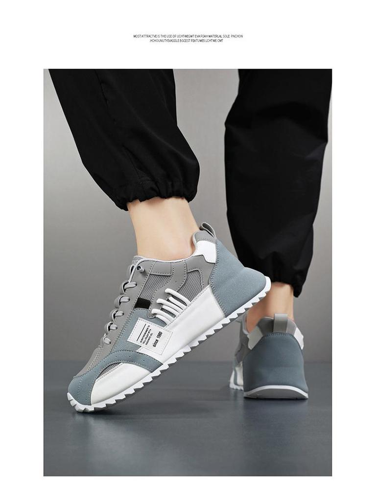 2024 European Men's Breathable Plus Size Athletic Casual Shoes: Autumn Fashion Trend