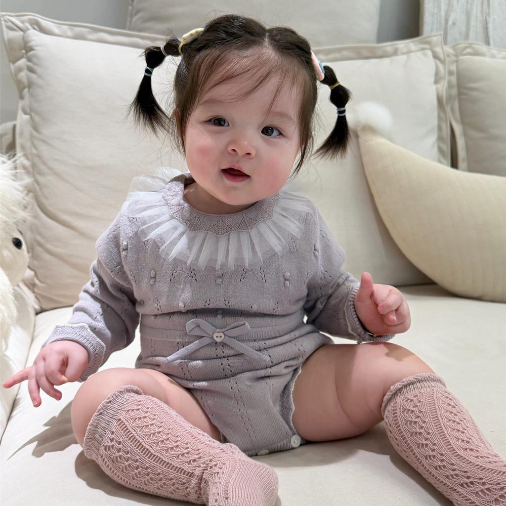 Baby Girl Spring Thin Knit Cardigan Long Sleeve Air Conditioner Shirt Toddler Outerwear