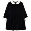 Hacikis Girls' Velvet School Style Party Dress