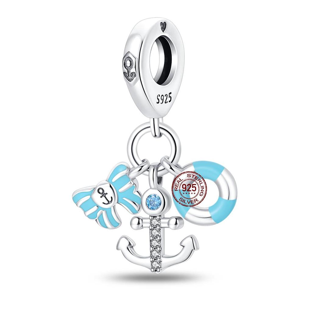 Copper Glow Halloween Series Charms Fit Original Pan Bracelet Diy Beads For Women Birthday Fine Jewelry Gift