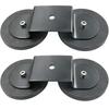 2PCS Magnetic Base Light Bar Mounts Universal Fit Strong Sucker Holder W/Rubber Boot for LED Pod Work Lights Auxiliary Driving L