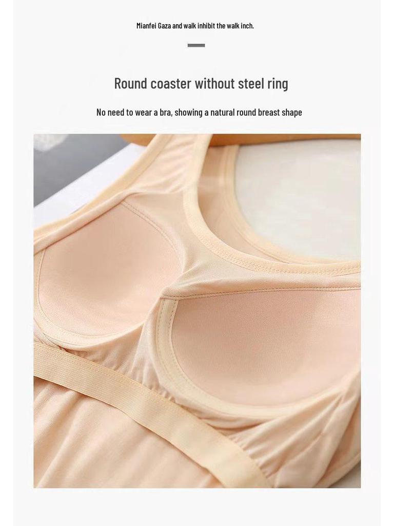 Padded Cup Plus Size Modal Slimming Camisole Tank Top - Breathable & Comfortable