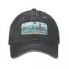 Outer Banks Original OBX SPZ Doplňky k čepici kšiltovky Fashion Distressed Denim Washed Snapback Cap Summer Hats Cap