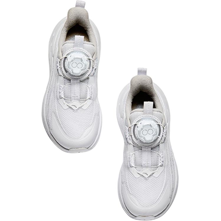 Anta Comfortable Trendy Versatile Non-Slip Wear-Resistant Low-Top Kids Running Shoes Kids Sneakers White 332519903S-1