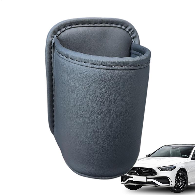 Car Door Cup Holder pu Leather Auto Drink Rack Storage Bin Auto Back Seat Cup Holder Organizer For Car Interior Accessories