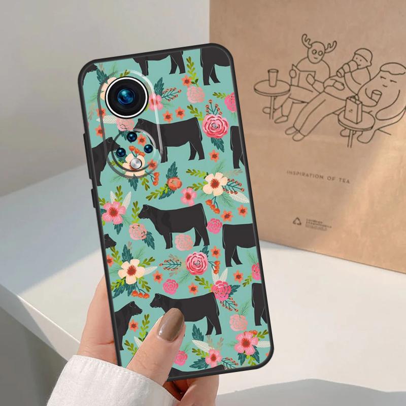Cute Highland Cow For Honor Magic 8 Pro 7 6 5 Lite Case For Honor Win RT 200 400 50 70 90 X8b X9a X9b X9c X9d