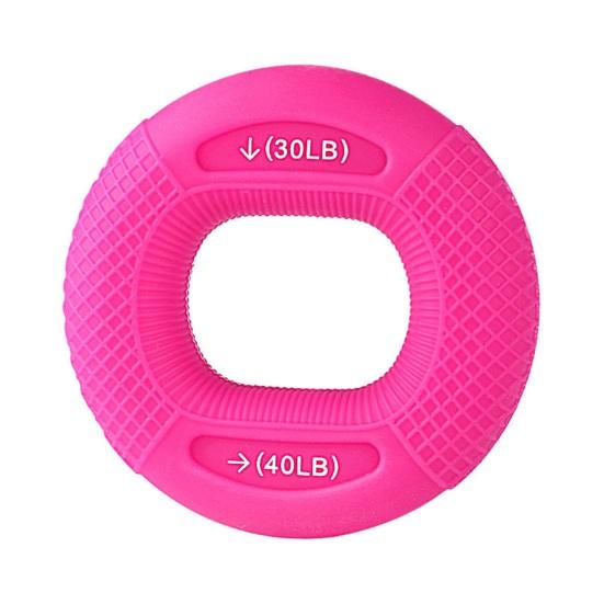 Adjustable Hand Grip Elastic Strong Toughness Compact Size Ergonomic Design Heavy Gripper Fitness Hand Finger Exerciser Ring