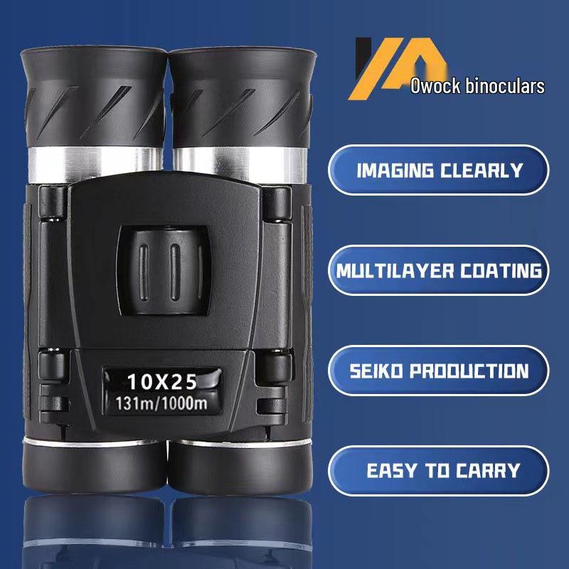 10x25 HD Binoculars & Smartphone Telescope for Concerts