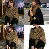 Elegant Leopard Print Long Neckerchief Casual Wear Scarf Hiphop Scarves for Casual Wear