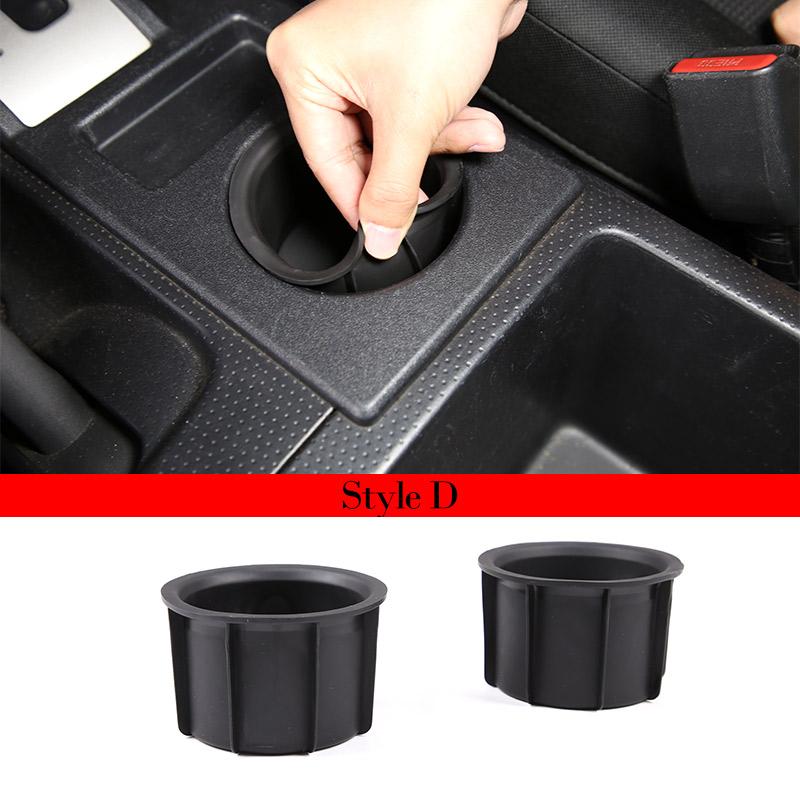 LHD For Toyota FJ Cruiser 2007- Black Car Center Console Gear Side Storage Box Phone Box Car Interior Accessories