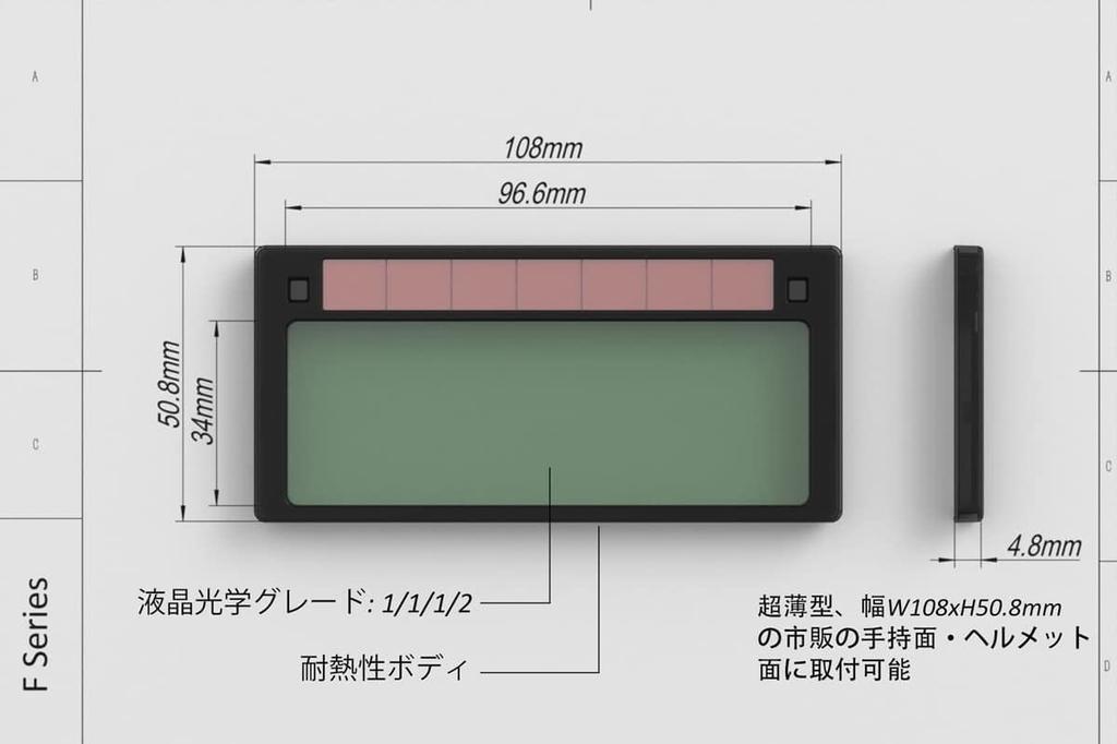 Svářecí čočka Tefuawe s automatickým variabilním světlem Nízký proud 5A Odstín Ultra studená palačinková svářečská maska pro W108×V50,8mm TIG, 11, HD, Modrá, Trubka, Maska...