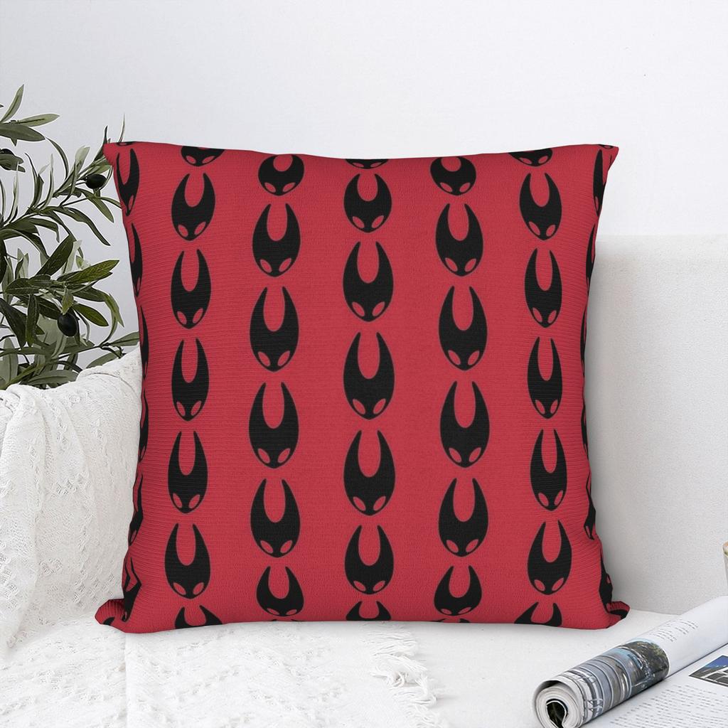 Hollow Knight Silksong Square Pillow Cases Cartoon Cushion Covers Fashion Zippered Decorative Pillowcase for Home 18x18