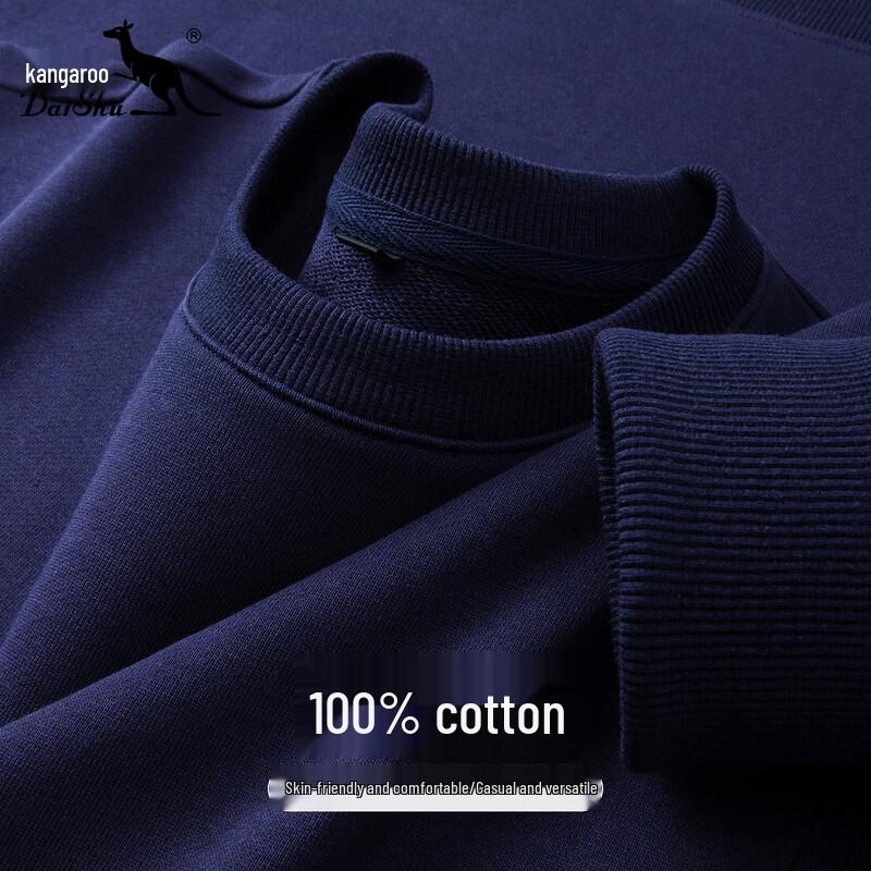 Мужская толстовка DAISHU, 100% хлопок, Business Casual, с круглым вырезом L