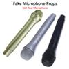 Highly Simulated Fake Prop Mic Realistic Kids Microphone Toy Prop Microphone  Dance Shows