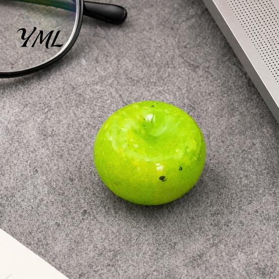 Tactile Sensory Toys 1/2Pcs Shapeable Kiwifruit Stress Relief Toy, Fake Squeeze Fidget Realistic Fruit Toy Moldable for Anxiety Relieving Accessories