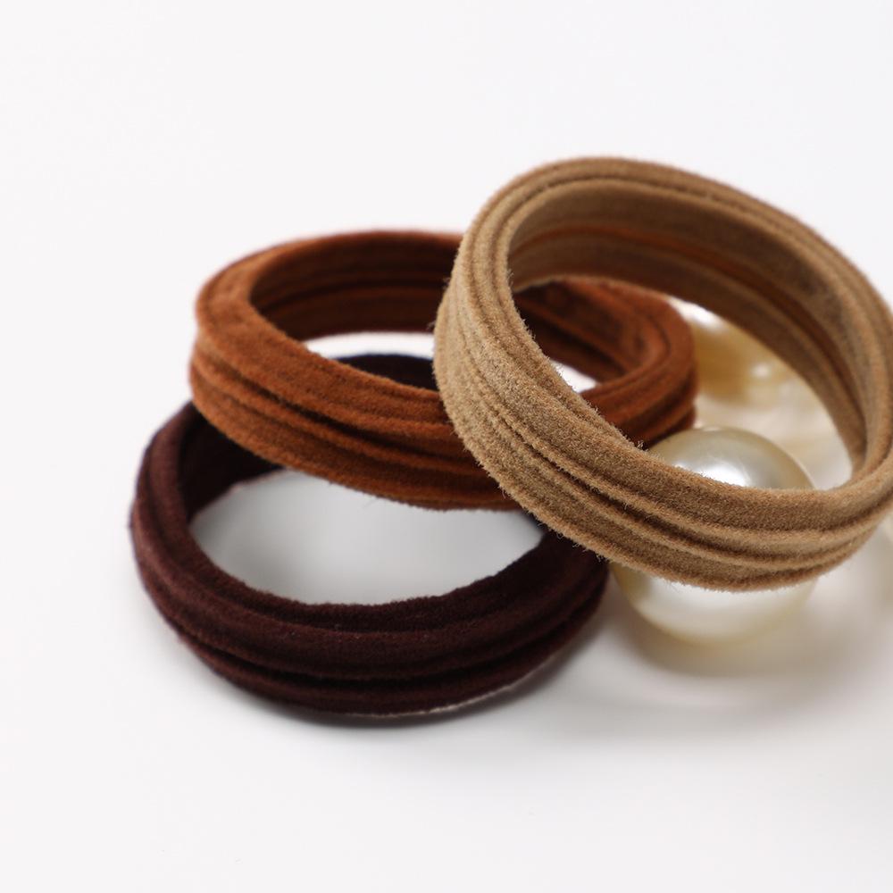 Elegant Japanese Korean Pearl Hair Tie – Versatile Luxury Towel Ring for Stylish, High-Grade Look