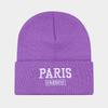 Large Version Knitted Hat Female Face Small Embroidered Letters Wool Pullover Hat Big Head Circumference Street Tide Hat