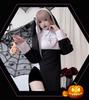 JUNDOMECY Sexy Nun Plus Halloween Saint Pure Cross Dress with School Cultural Photo Shoots Costume, 6-Piece Set, Size, Costume, Costume, Adult,