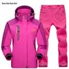 Outdoor Windbreaker Pants and Jacket Set for Men and Women - Windproof, Waterproof, Ideal for Spring/Autumn Hiking