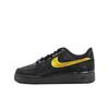 Air Force 1 Baby's Breath Low Top Skateboard Shoes Unisex Black Gold CW2288-001(Team133-)