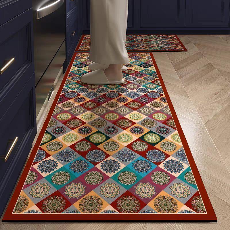 Hot Non-slip Kitchen Mat Long Rugs Thickened Diatomaceous Earth Carpet for Living Room Absorbent Foot Mats Bedroom Doormat Alfombra