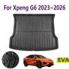 For Xpeng G6 2023-2026 Trunk Mats All Weather Front Rear Cargo Liner Mat Foot Pads Accessories Interior Retrofit Parts