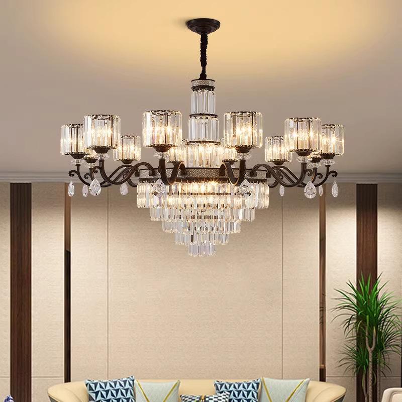 2026 Modern Crystal Chandelier - Luxury Lamp for Living Room, Dining Room, and Bedroom