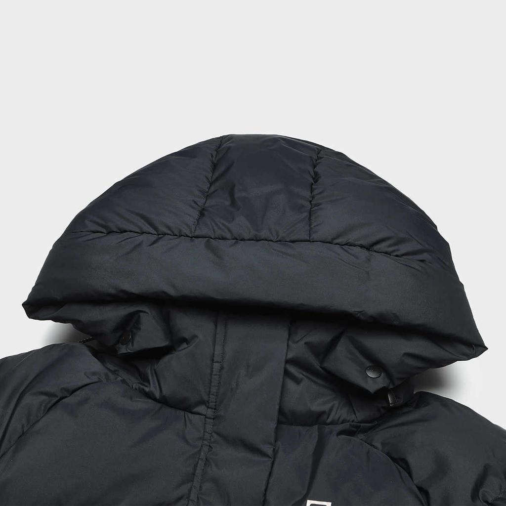 Fila Fitness Series Hooded Comfortable Warm Windproof Long Sleeve Down Jacket Women Outerwear Black A11W341917F-BK