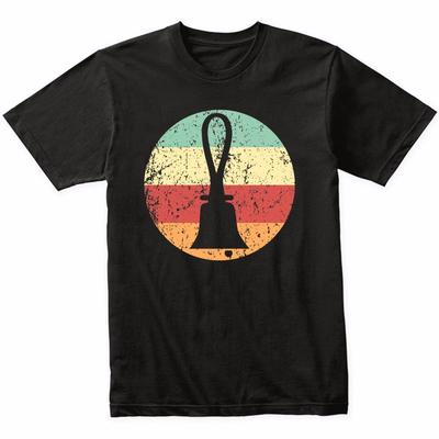 Glocken Silhouette Retro Musik Musiker Musikinstrument T-Shirt - Retro Farben