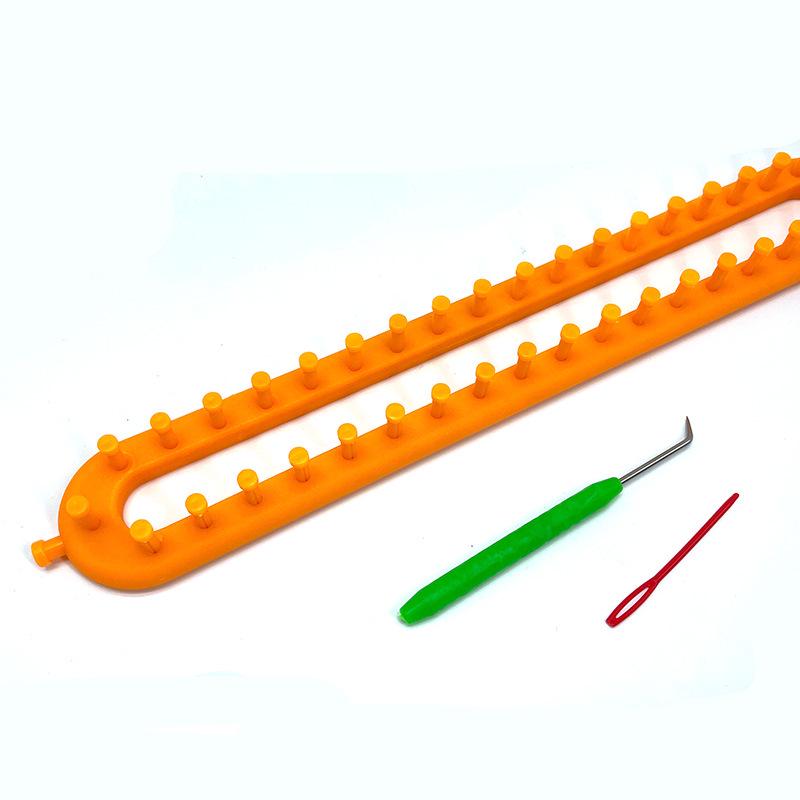 Haomeng Knitting Machine: DIY Yarn Scarf Making Tool for Crafting Lazy Neck Warmers