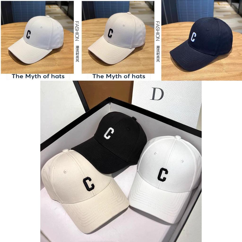 Stylish Korean Letter C Embroidered Baseball Cap Adjustable For All Seasons Unisex Design