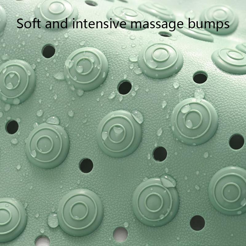 Bathroom Anti Slip Floor Mat PVC Massage Toilet Shower Room Anti Fall Suction Cup Bathtub Mat Toilet Shower Floor Mat
