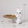 Storage Tray Statue Key Holder Animal Sculpture Multifunctional Modern for Entryway Dining