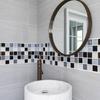 Bathroom Safety Floor Stickers 6PCS PVC Slip Proof Adhesive Wall Decals For Shower Floor Tiles Kitchen Sink Installation