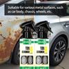 Motorradkettenreiniger-Set Auto Rostfleck-Reiniger Felgennabe Metallteile Reinigen Zum Entfernen von Schmutz Und Hinzufügen von Glänzendem Rostspray