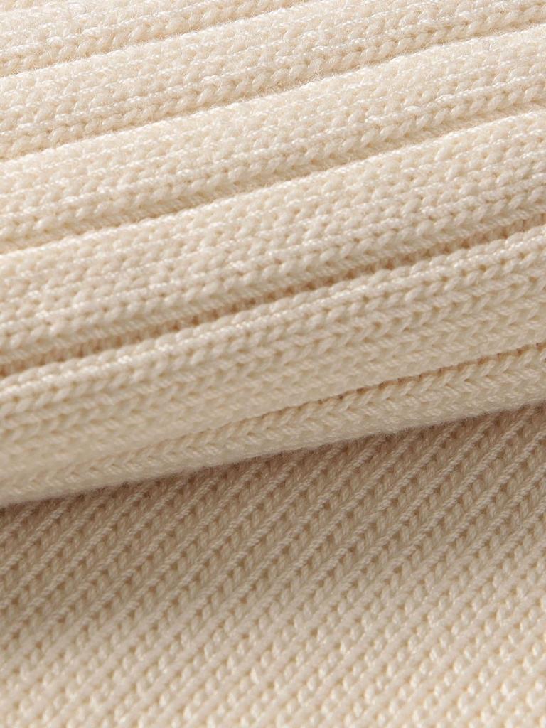 Ships for Women Knitted Mercerized Knit One Pullover, Handwashable, Cotton, Fabric, Size, 316010800, Off-White