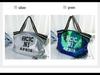 Large Capacity Sequin Travel Bag: Fashionable Letter Sports Yoga Shoulder Handbag